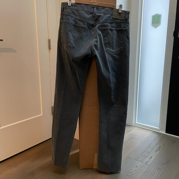 Citizens of Humanity Core 5 Pocket Distressed Cotton Poly Denim Jeans Grey Sz 33 - Picture 5 of 14